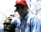 Yasel Toledo Garnache en la cima del Yunque, en Baracoa